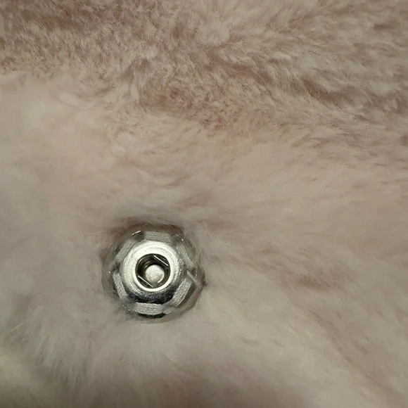 Kids Pink and White Puffer Jacket - Picture 8 of 14